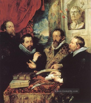  Rubens Malerei - Die vier Philosophen Barock Peter Paul Rubens